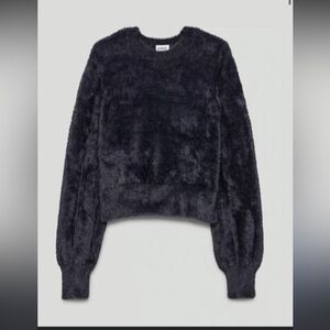Aritzia Sunday Best, Kitten Sweater, Fuzzy V Neck, M